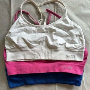 Bundle of 3 champion Sports bras ( together ) 2 size S, 1 size M